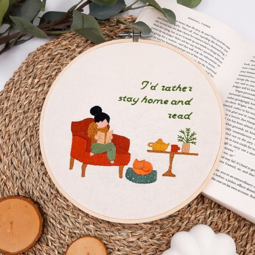 Zu Hause bleiben und Muster auf Etsy lesen