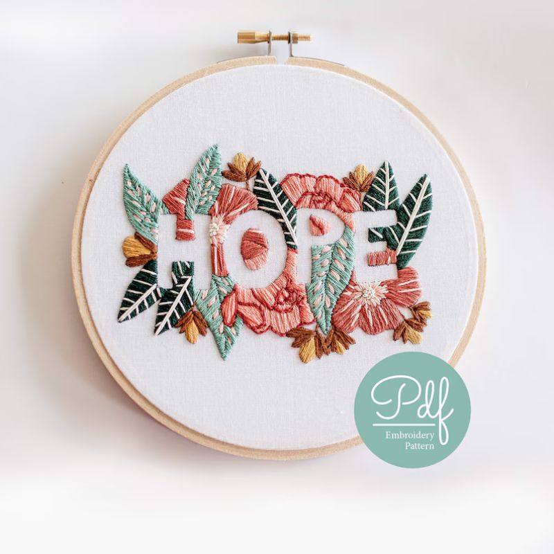 HOPE - Stickanleitung von Brynn and Co auf Etsy