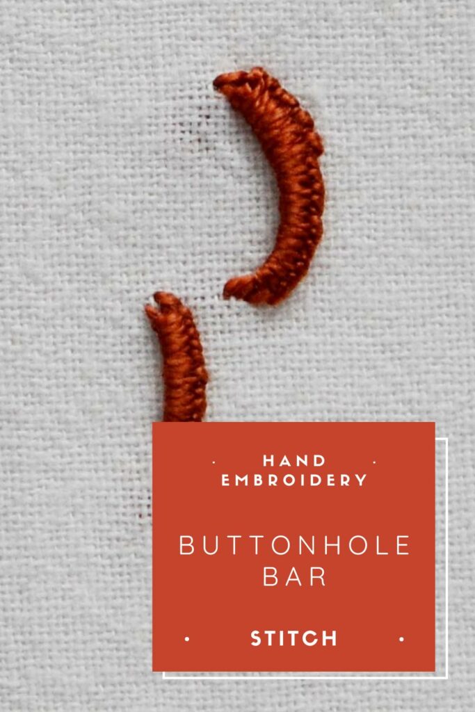 Boutonnière Bar Stitch PIN  