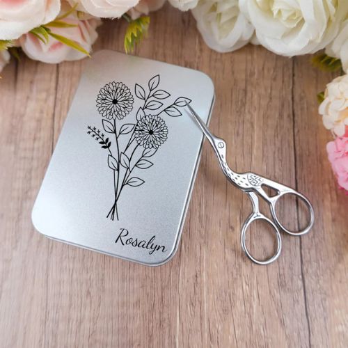 migliori regali per ricamatrici - Forbici personalizzate personalizzate su Etsy