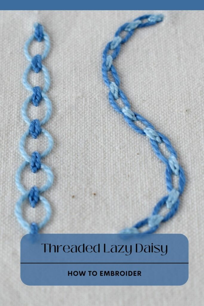 Step-by-Step Threaded Lazy Daisy Tutorial!