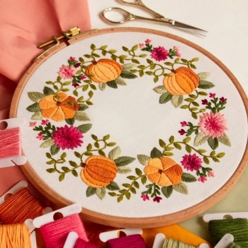Pumpkin Patch - Autumn embroidery design by ByAlyPloof on Etsy